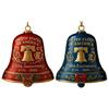 Elegante Campanella di Natale in Metallo Lucidato Inciso Per Decorazioni Festive Regalo di Anniversario Accessorio da Collezione