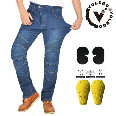 High Elasticity Straight Leg Motorcycle Riding Jeans