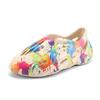 Kokoslochschuhe Sommer Kanye-Stil Spritzfarbe Strandschuhe Plateau-Schuhe mit weicher Sohle Plateau-Freizeitschuhe
