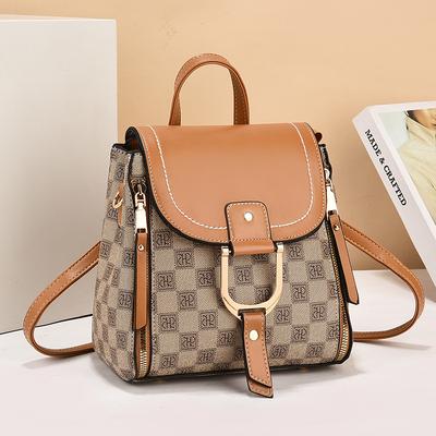 Bag Messenger Bag Women's 2025 New Fashion Backpack Pu Korean Student Personalized Backpack Women's Bag