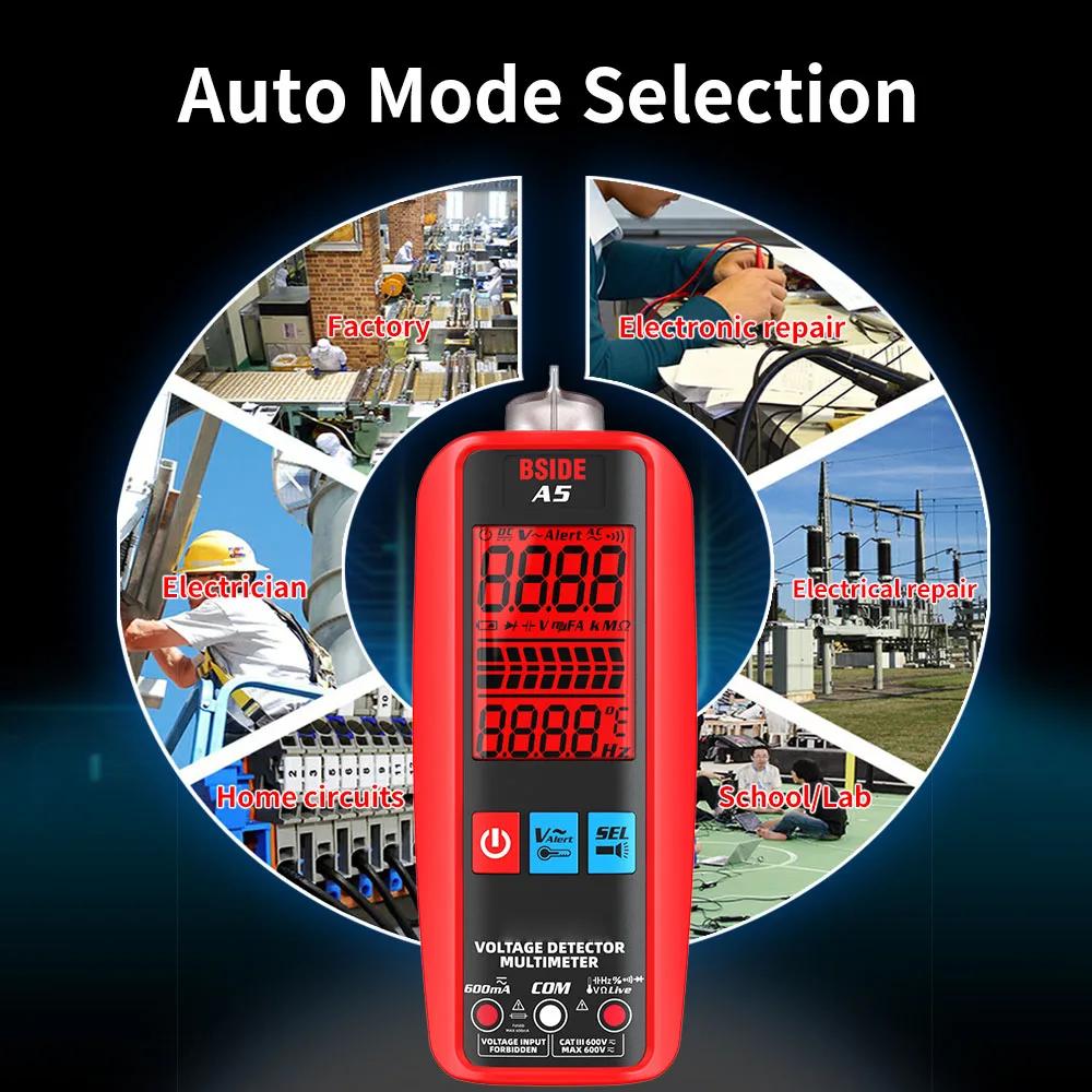 BSIDE A5 or A5X High Precision Multimeter Intelligent Digital Electric Pen Full Functionality Automatic Range Current 1Set