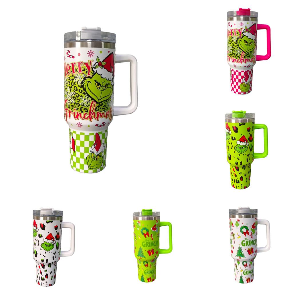 Stainless Steel The Insulated Cup Tumbler Straw Lid Coffee Mug 40oz Gift