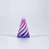 3DPrinted Spiral Cone Pyramid Passthrough Sculpture Vortex Illusion Cone Toy, Mini Spiral Ornament,Stress Relief Desk Decoration