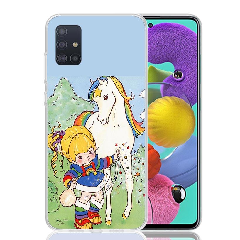 R-Regenbogen Süßes Helles Handyhülle Für Samsung Galaxy A52 A32 A22 A12 A02S A50S A30S A51 A31 AA71 Note 20 Ultra 10 S10 Plus Galaxy