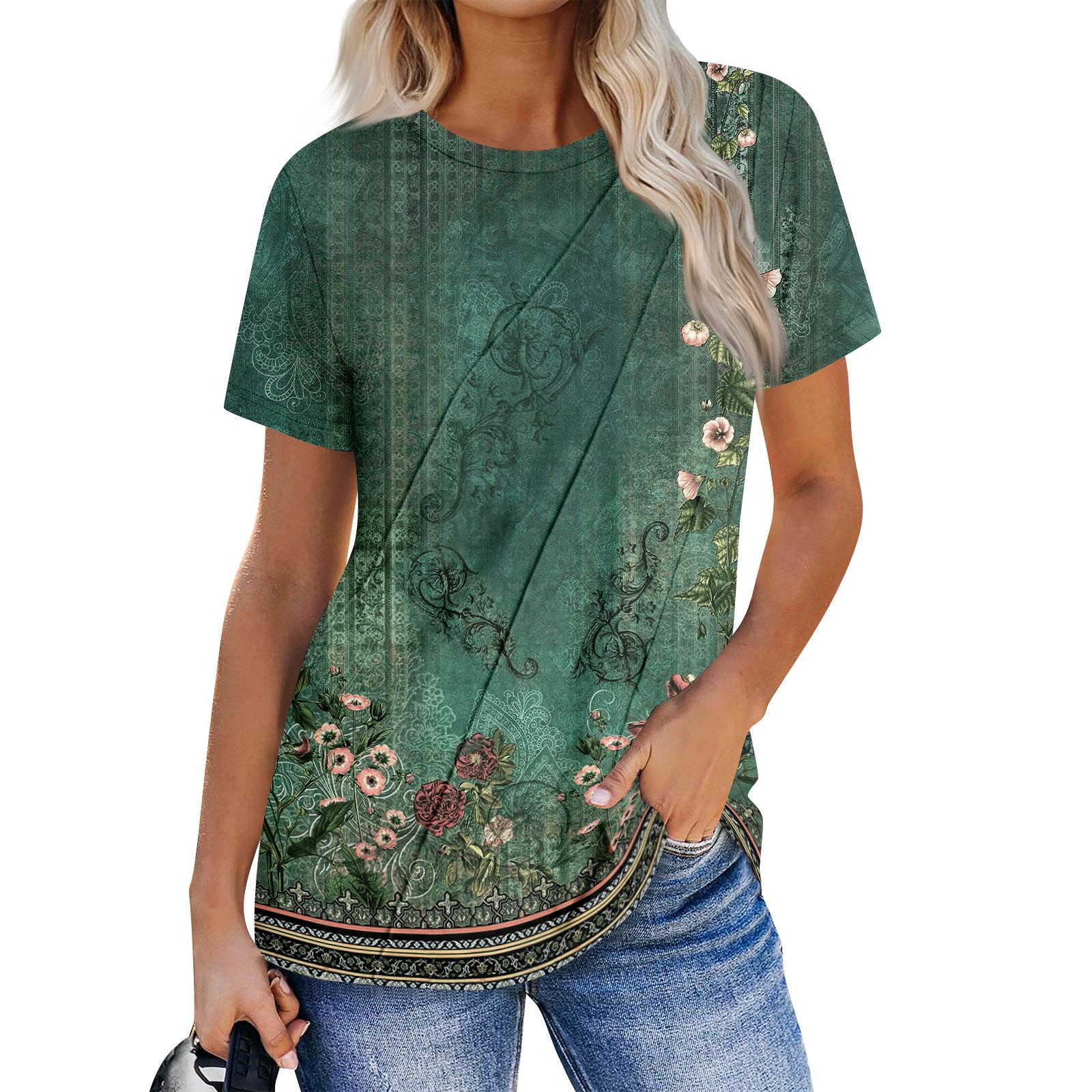 

Женские летние топы, повседневные, с оборками, коротким рукавом, круглым вырезом, свободные, плиссированные футболки XXXL чёрный