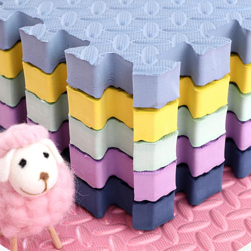 8/16pcs Pink Foam Play Mat, Interlocking Puzzle Carpet Floor Mat for Baby Crawling and Exercise Various Colors Available Toys