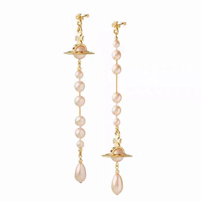 

Empress Dowager Cixi Long Water Drop Pearl Earrings: Elegant Fashion Statement