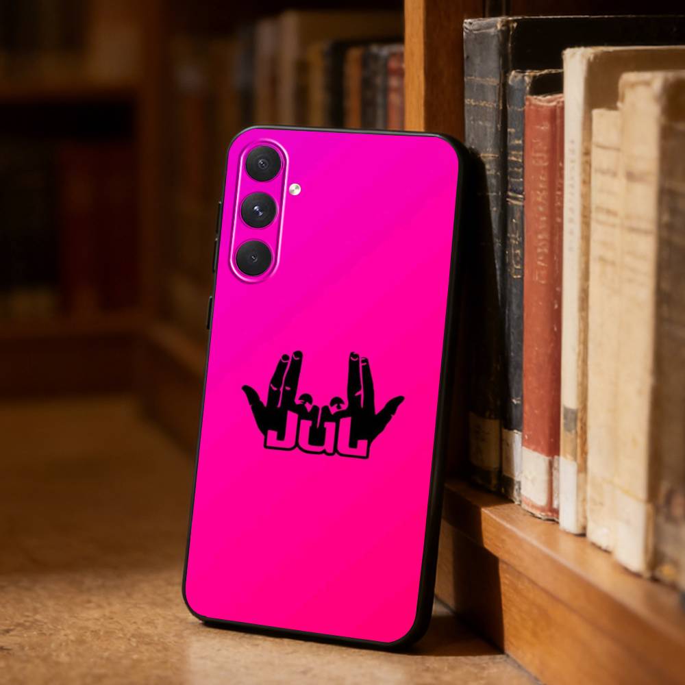 H-Hots Juls Rapper Logo Phone Case For Samsung S26,S25,S24,S23,S22,S21,Plus,Fe,Lite,Others Black Cover