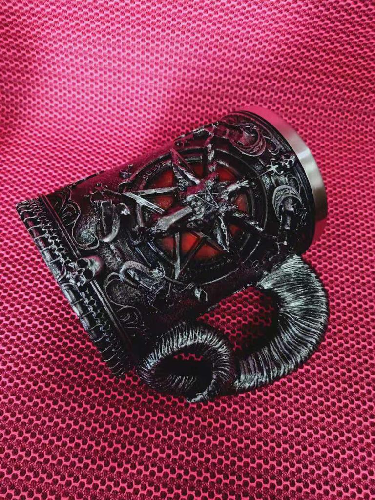 Baphomet Dämon Kelch Tasse - Große Gehörnte Kaffeetasse