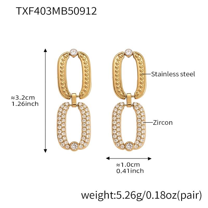 Mili High-quality Rectangular Full Diamond Zircon Handmade Assembled Earrings, Bracelet, and Choker Necklace - 18k Gold Plated Jewelry
