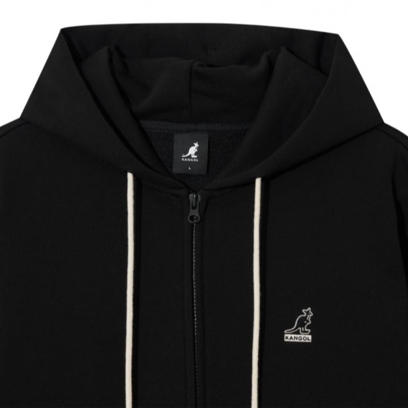 KANGOL Essential Zip Hoodie Black 5145