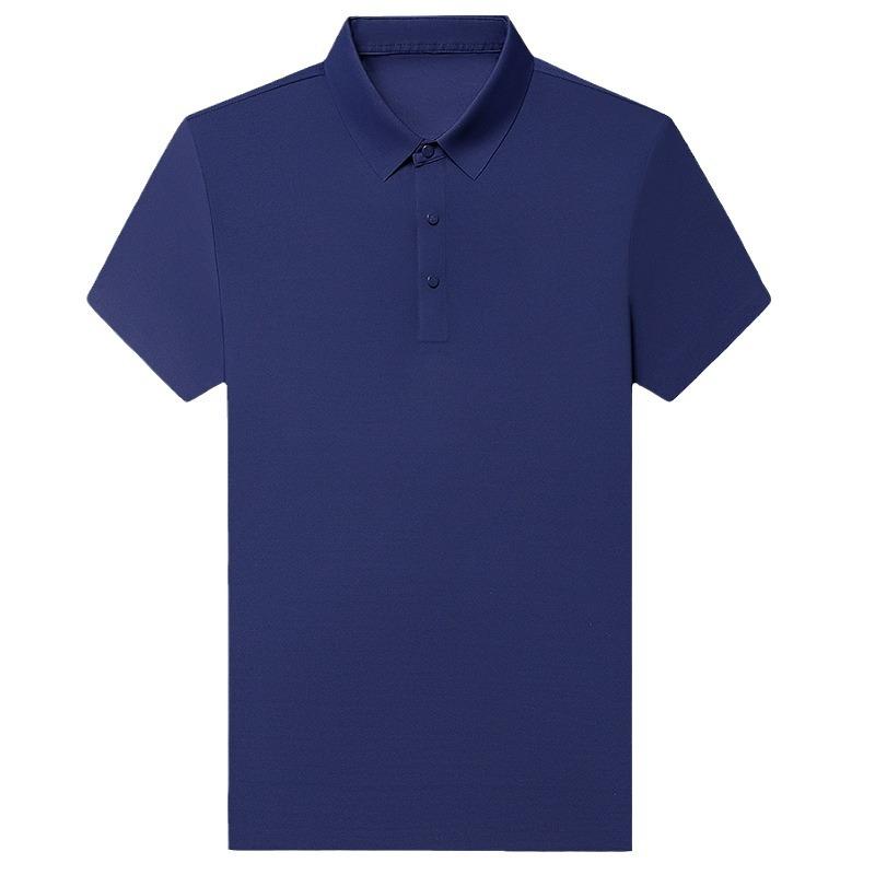Summer Men's Traceless Short Sleeve T-Shirt Men's Lapel POLO Shirt Premium Casual Top