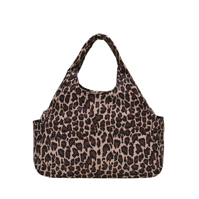 

Fashi Leopard Print Top Handle Bag Women Large Capacity Tote Shoulder Bag for Daily Use Casual and Versatile Bags for Travel