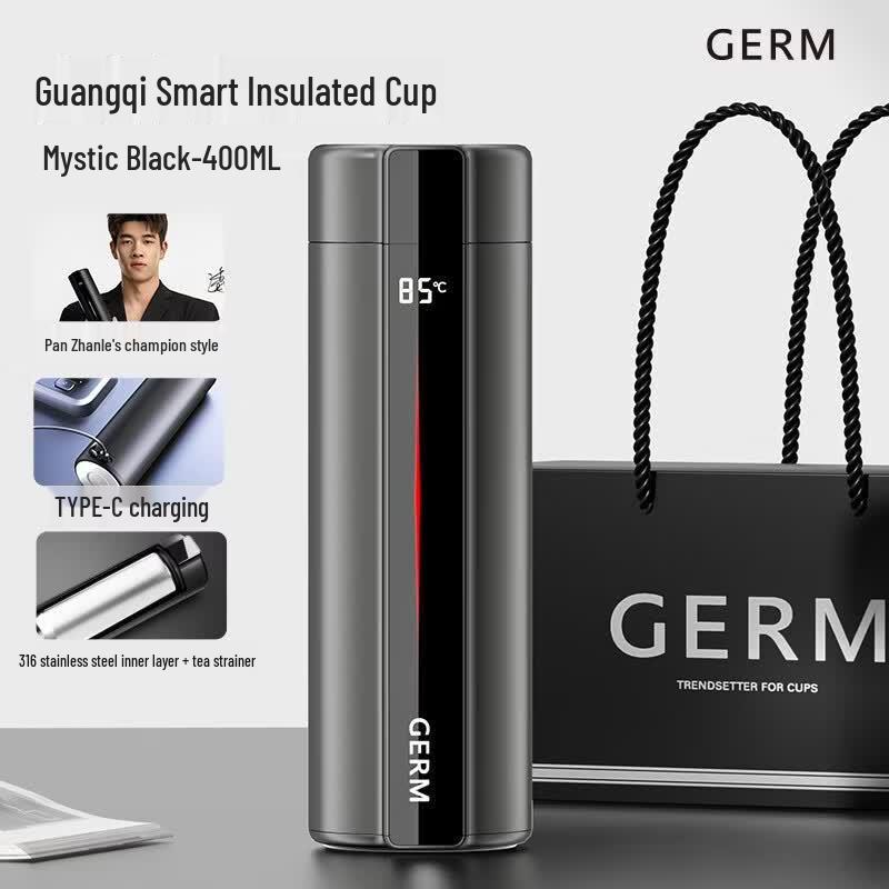 Germ Smart Stainless Steel Portable Thermos