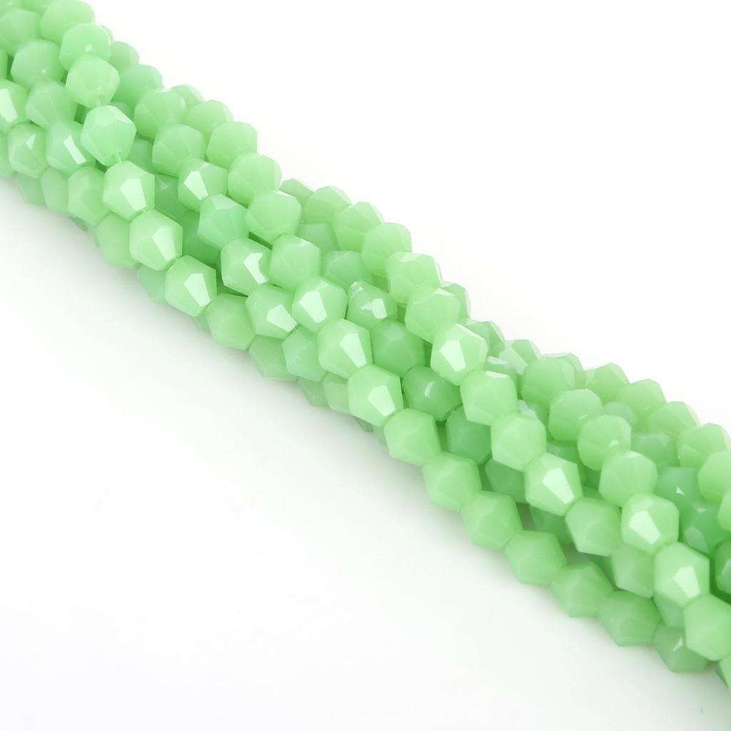 6mm DIY Colored Glass Crystal Pointed Beads for Jewelry and Phone Chain Accessories