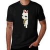 Lustiges Turbo Oma Peeker Dandadan Anime Katze T-Shirt Sport Oberteil mit kurzen Ärmeln für draußen