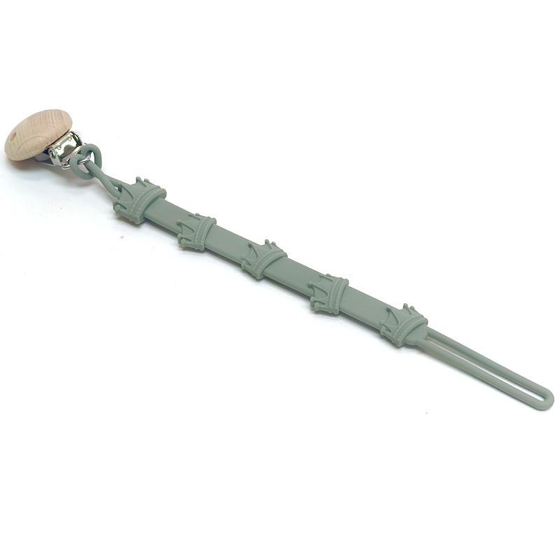 Non-Toxic Pacifier Chain Baby Silicone Pacifier Anti Drop Chain Multi-Functional Baby Silicone Anti Drop Chain Toy Pacifier Clip Teether