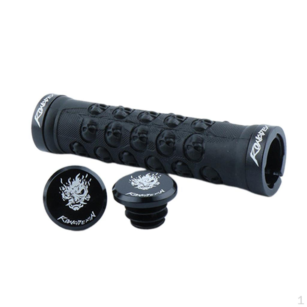 Bike Handlebar Grips with Secure Fasteners Color Selection