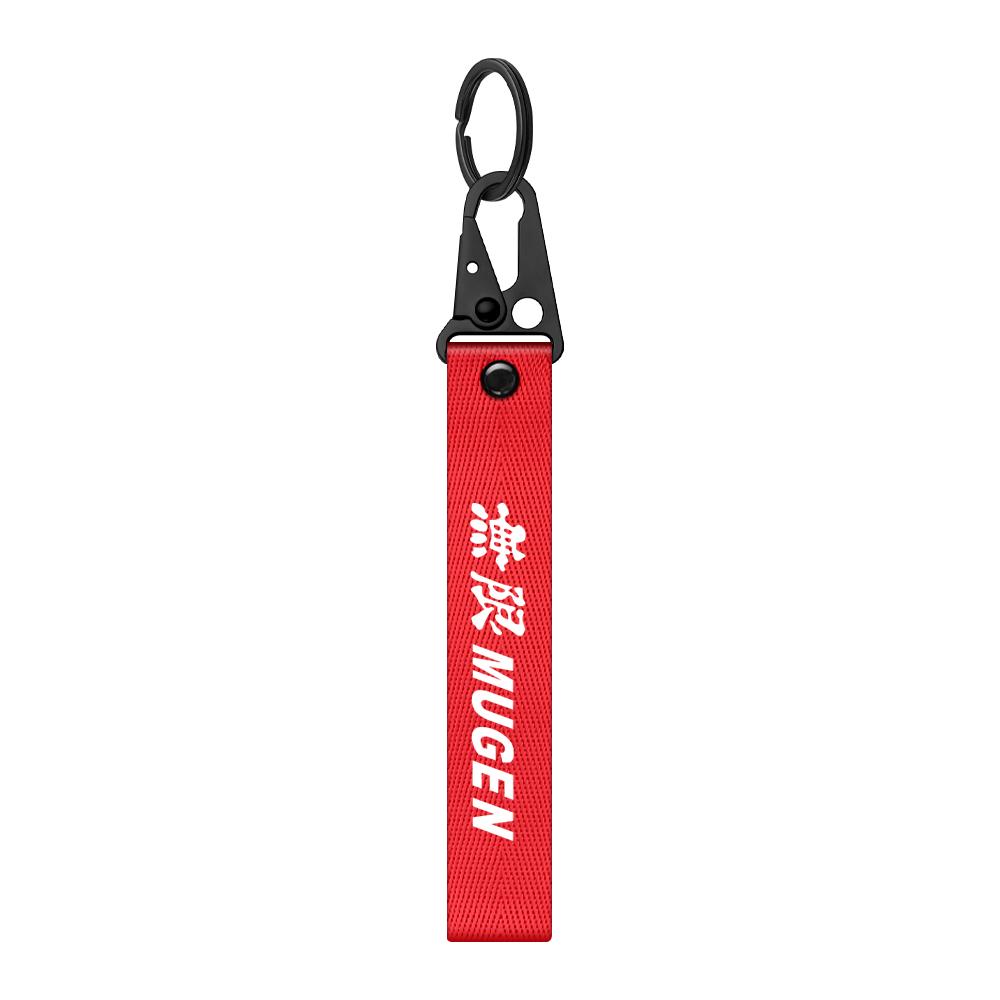 VFHJQ1 New Metal/Leather Keychain Hand-Woven Key Rope Key Ring Key Holder Gift For Honda Mugen Typer ACCORD Avancier Airwave Civic FK8