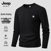 JEEP SPIRIT Men's Quick-Dry Long Sleeve Casual T-Shirt