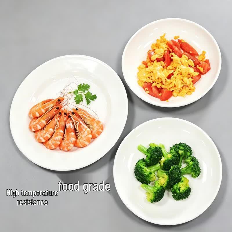 Chuzhou A5 Melamine White Round Dinner Plate