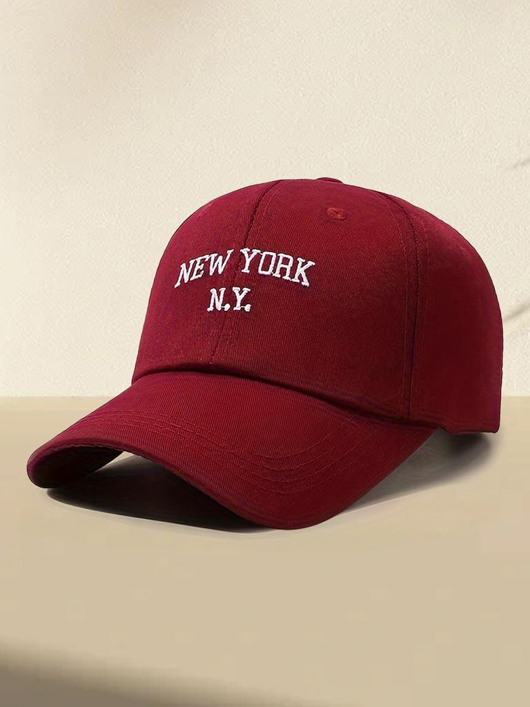 Cotton Retro Vintage Baseball Cap Unisex Women Denim Embroidered Letters Hat Cotton Soft Top Caps Casual Retro Unisex Hats