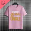 Unisexs Funny To Be An Uncle Again Slogan Tshirt Casual Fashion Streetwear 100 Cotton Short Sleeve Round Neck Tshirt