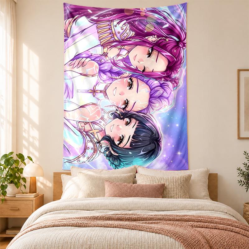 Kpop Demon Hunters Tapestry Highquality for Decorating Living Room Bedroom Dorm Walls Ideal As Bedroom Wallart Orholiday Gift