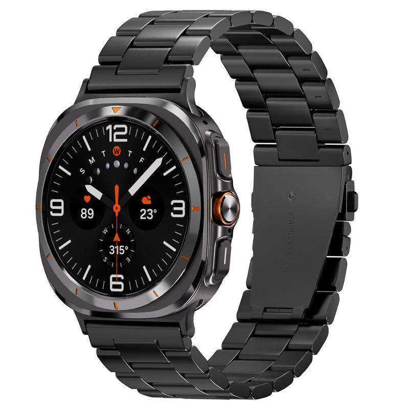 24mm Width Strap For Samsung Galaxy Watch 7 Ultra 47mm Watch Band Stainless Steel Correa for Watch 7 Ultra Metal Bracelet