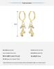 Christmas Hot Selling Women’s S925 Silver Wind Chime Earrings with 18K Gold Plated Ear Cuffs