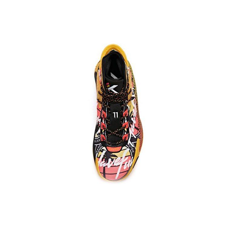 Anta Thompson KT5 Pu Cushioning Slip Resistant Abrasion Resistant High Top Basketball Shoes Men's Yellow 112031101-3