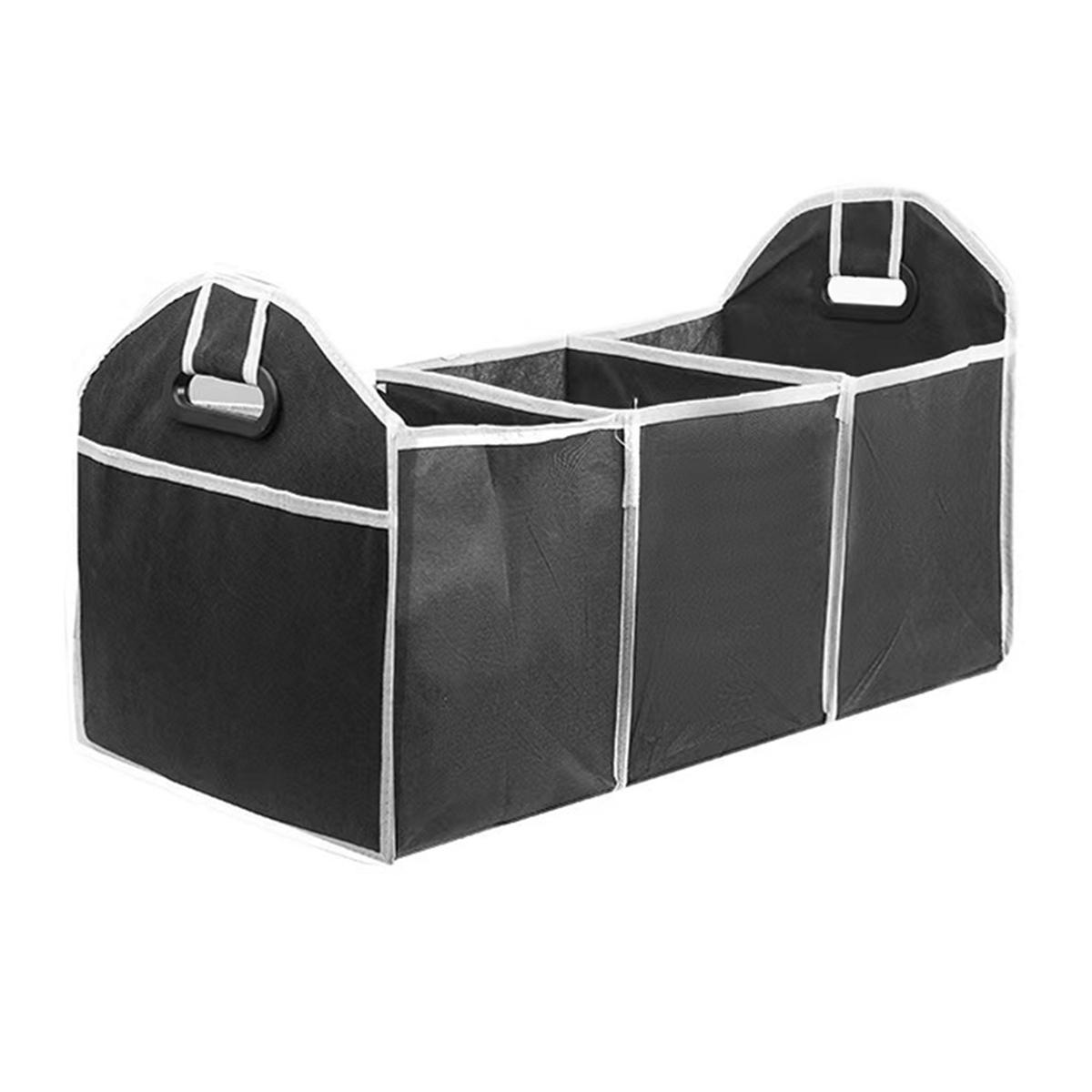 Large Capacity Automotive Rear Boot Storage Box Non-Woven Fabric Car Organization Solution for Travel Essentials