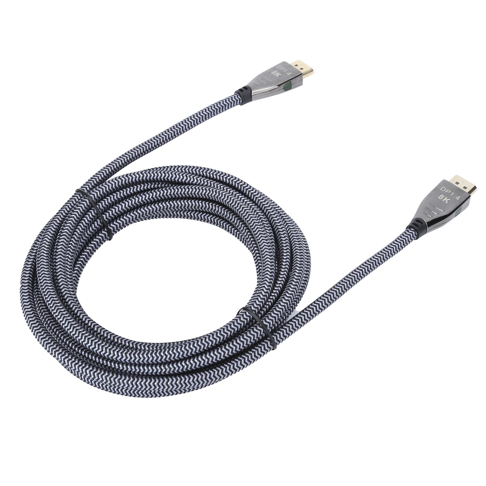 

A0301 DP1.4 Версия 8K при 60 Гц Кабель Адаптер Высокой Четкости Кабель с Подсветкой для ПК