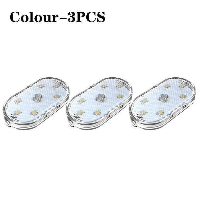1-20PCS LED Touch Sensor Lamp USB Rechargeable Wireless Clip Light Multi-Color Atmosphere Lighting for Home Car Office Reading