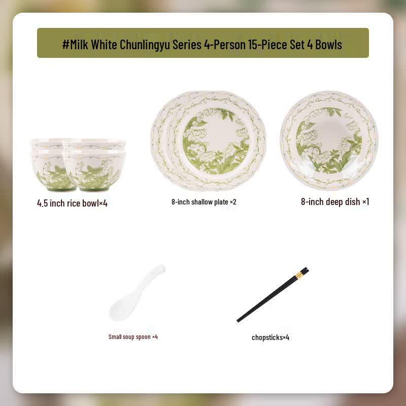 Handun Nordic Light Green Ceramic Dinnerware Set