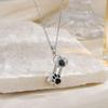 100 Languages 'I Love You' Paw Print Photo Projection Necklace
