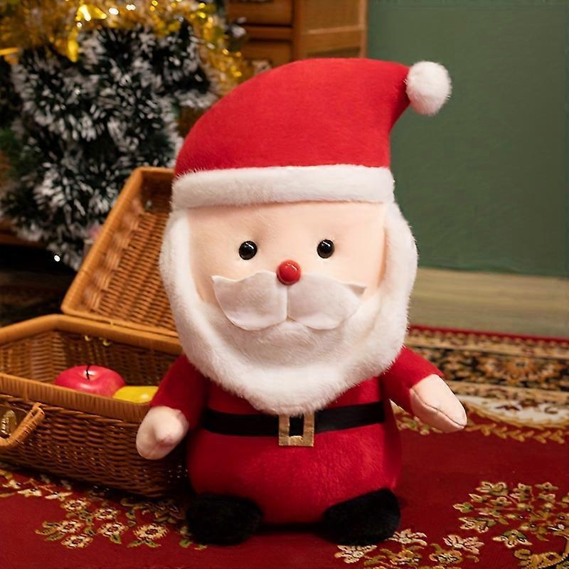 Santa Claus Snowman Cute Elk Doll Plush Toy Reindeer Doll Christmas Eve Girl Gift Doll