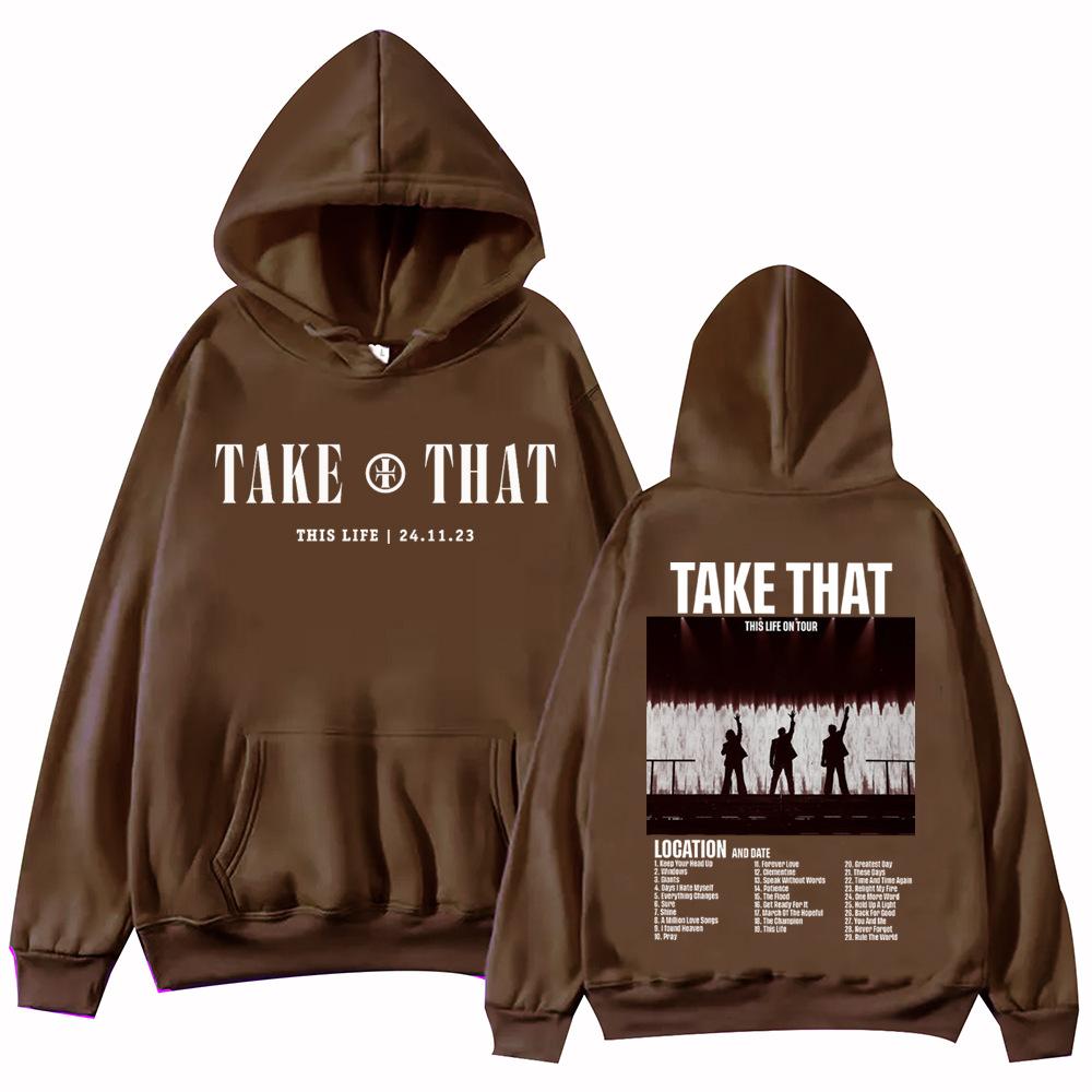 Take That This Life On Tour Hoodie Harajuku Hip Hop Pullover