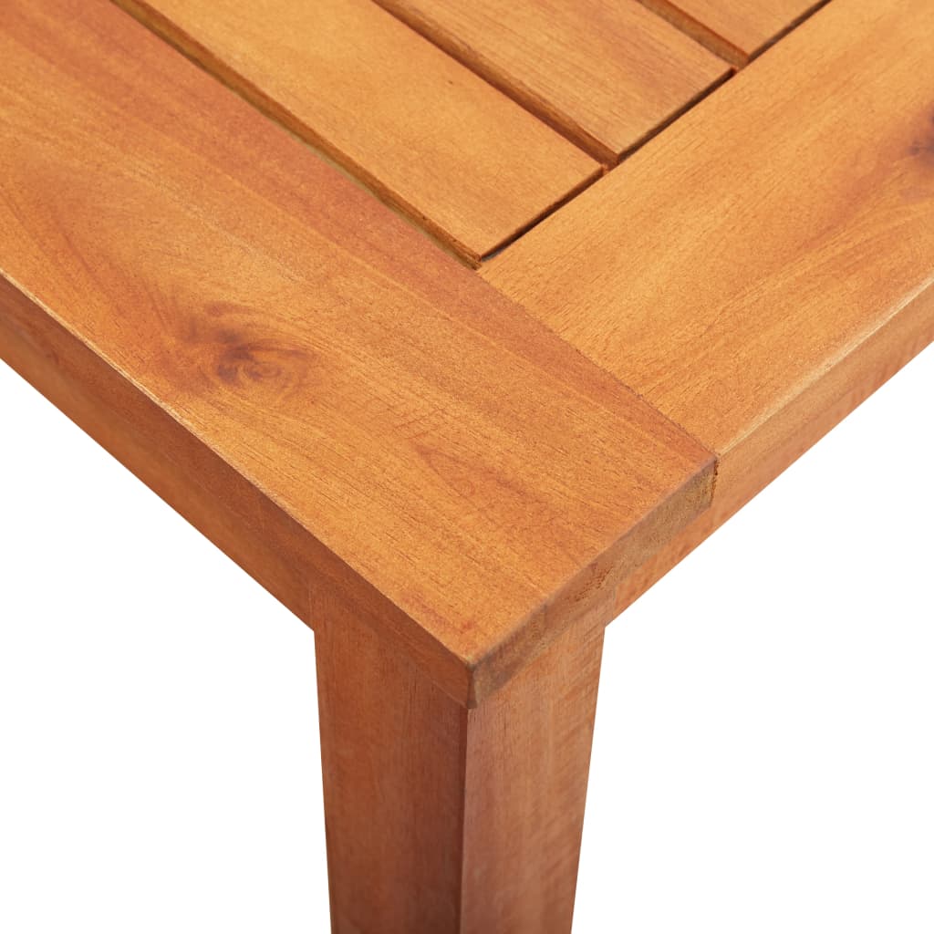 5 Piece Garden Dining Set with Cushions Solid Acacia Wood