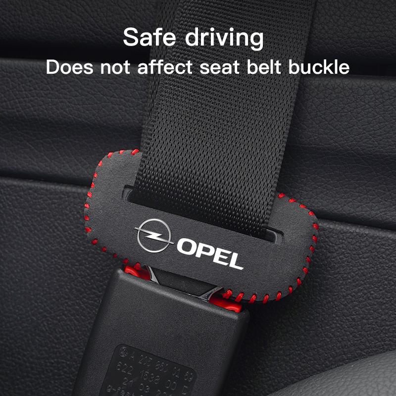 2Pcs Car Seat Safety Belt Buckle Plug Protector For Opel Corsa Astra Insignia Vectra Zafira Meriva Mokka Grandland Vivaro Antara