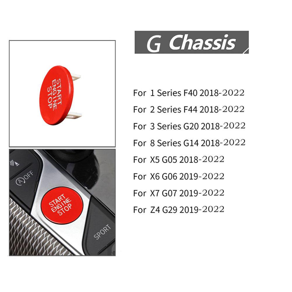 Car Engine Start Button Ignition Cover For BMW Z4 G29 G20 X5 G05 X7 G07 G14 G15 G16 X3 G01 F97 Accessories