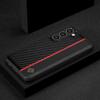 For Samsung Galaxy S25 S24 S23 S22 S21 S20 Ultra S10 Plus FE 5G Case PU Leather Carbon Fiber Style Shockproof Back Cove