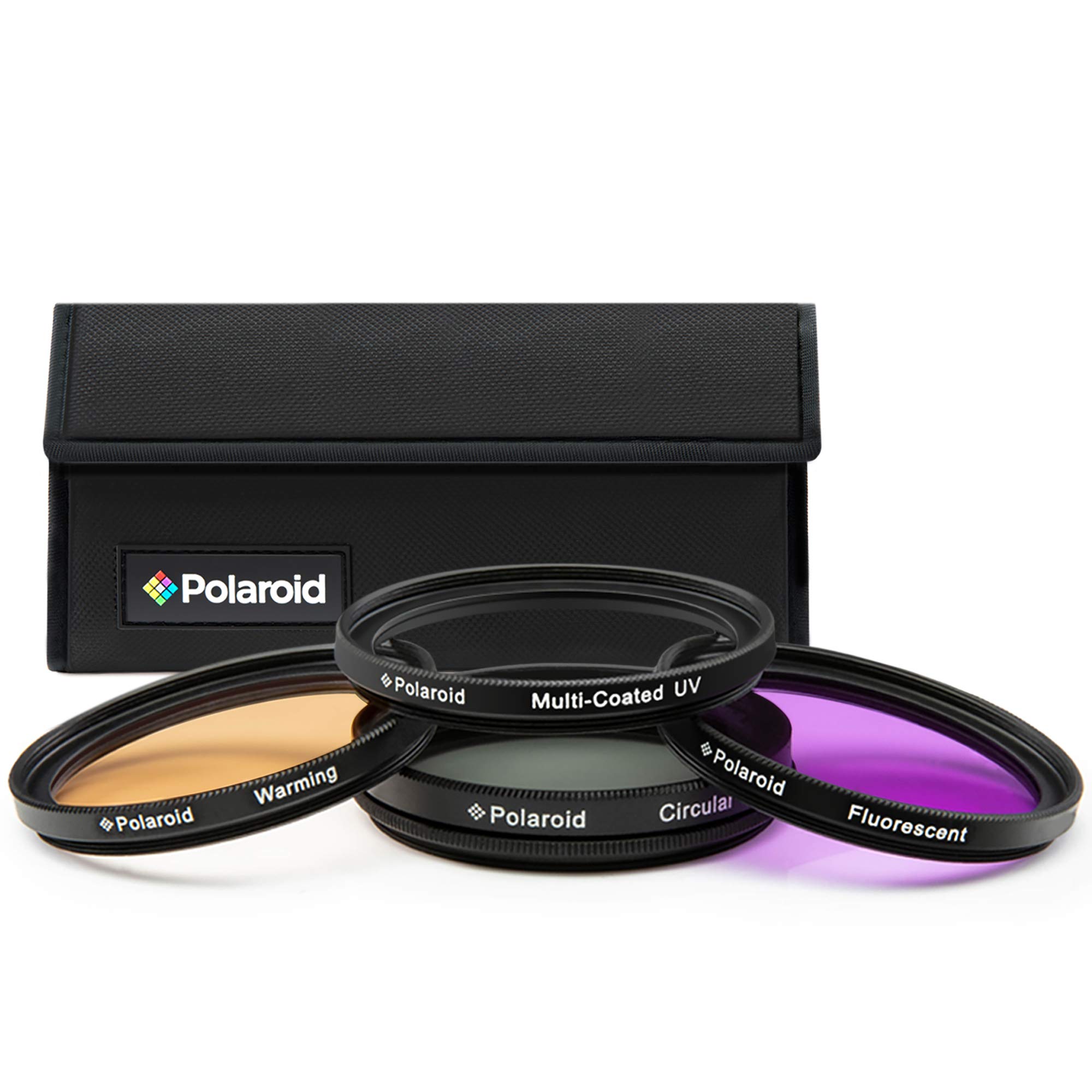 

Polaroid 37mm Filter Set of 4 Warming (UV, CPL, FLD, Filter) чорний