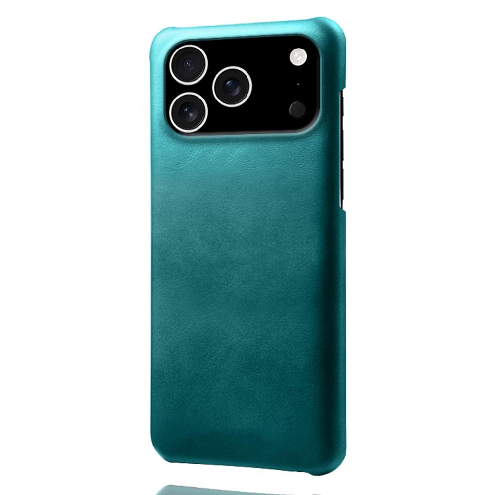 For iPhone 17 Pro Case Calf Texture PU Leather Hard PC Protective Phone Cover