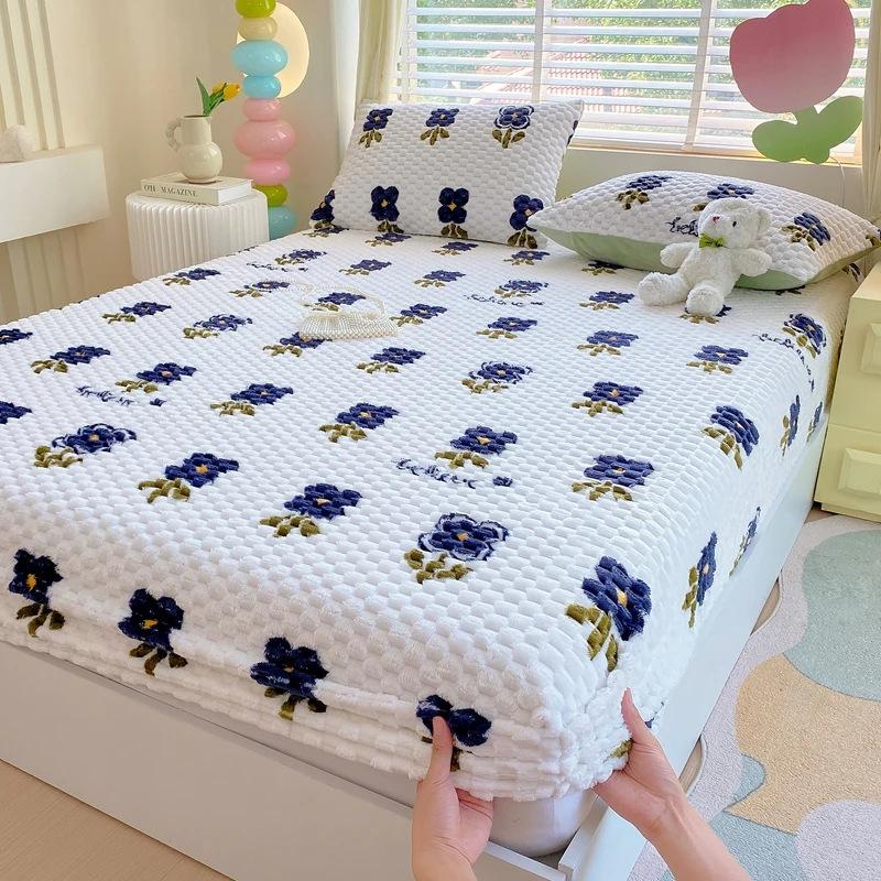 Zesílený Doudou Velvet Čepice Žakár Zimní Teplý Samet Zesílený Simmons Ochranný Potah Návleky na dlaň