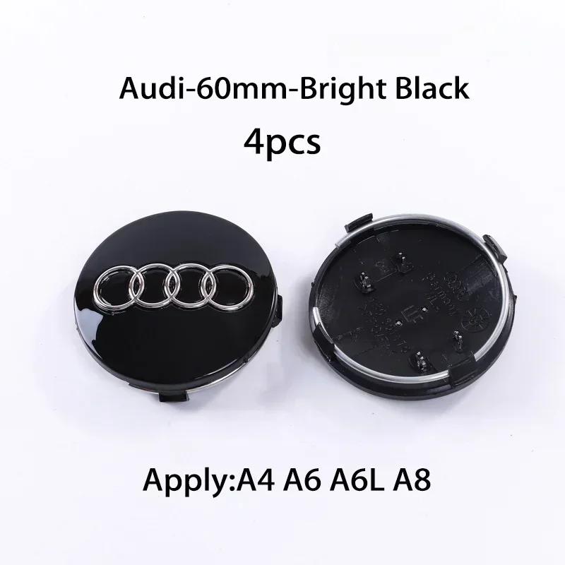 Hub Caps Hot For qaz23 4pcs 60mm 61mm 68mm 69mm qaz23 Hub Caps Car Wheel Center Caps For qaz23 A1 A2 A3 A4 A5 A6 A7 A8 S3 S6 Q3