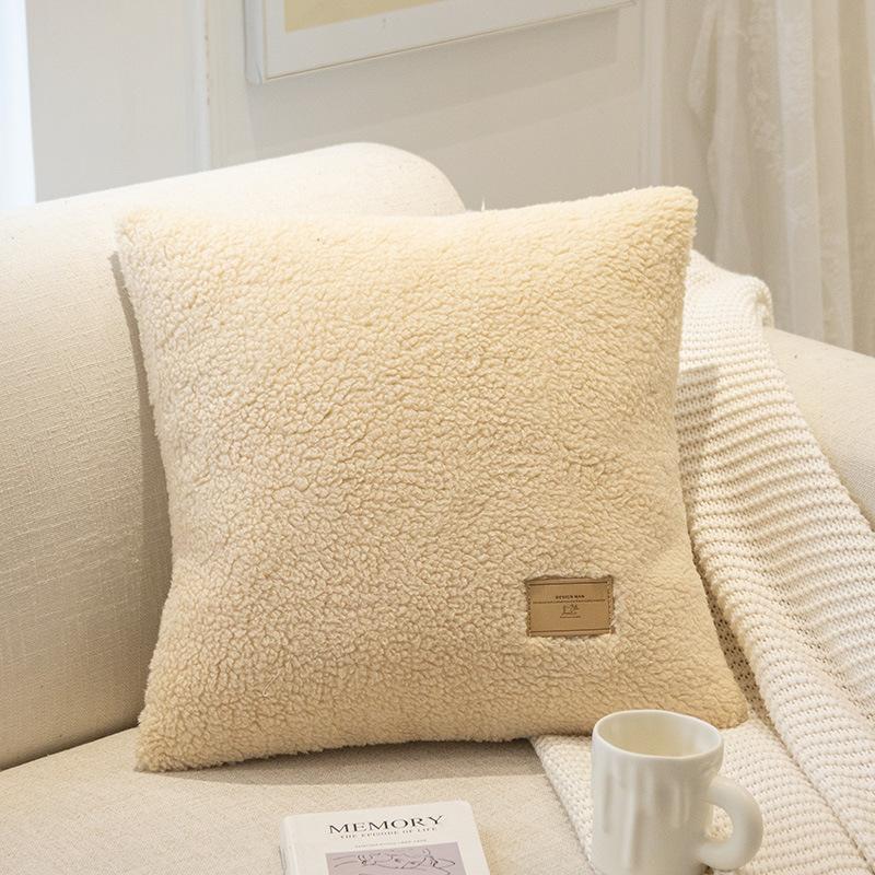 

Бархатная подушка для дивана для гостиной, универсальная простая современная офисная подушка, поясничная подушка, подушка для спинки изголовья кровати 30*50cm