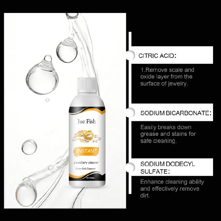 Advanced Jewelry Cleaning Mix Professional Jewellery Maintenance Fluid Accessories Cleaner for Jewelers and Designers