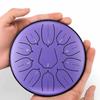 Portable Drum Professional Percussion Instrument 6 Inch 11 Note Meditation Sound Therapy Accessories Tongue Drums