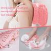 Silicone Foot Wash Mat Exfoliating Back Scrubber Massage Pad Shower Anti-Slip Suction Cup Cleansing Tool for Body Dirt Removal
